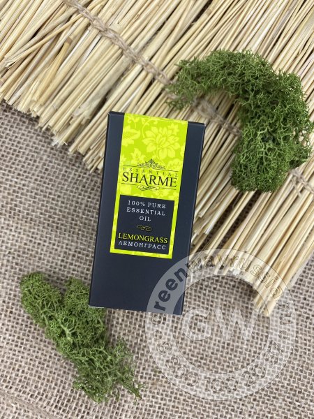 ЭФИРНОЕ МАСЛО SHARME ESSENTIAL ЛЕМОНГРАСС, 5 МЛ